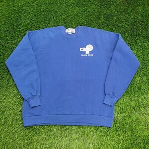 Vintage 80s JERZEES Sweatshirt Women XL 21x24 Plaza-Bank USA